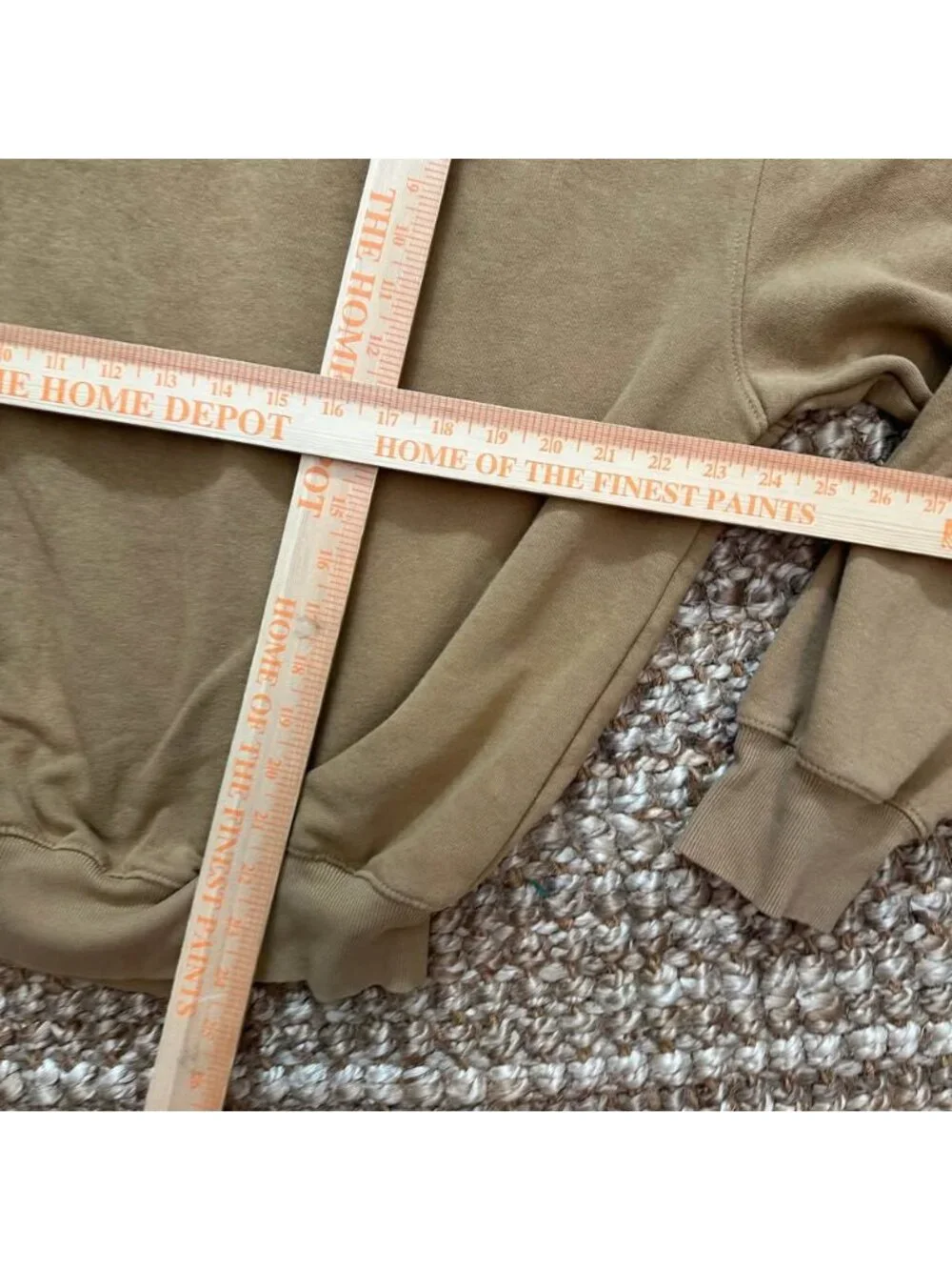 The North Face Hoodie Mens Medium Tan Brown Pullover Sweatshirt Large